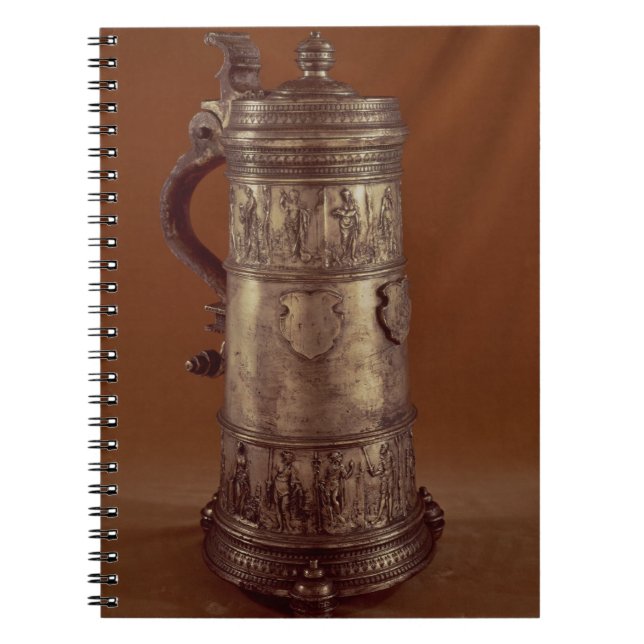 Carnet Chope de guilde, étain argenté, 1564 (Devant)