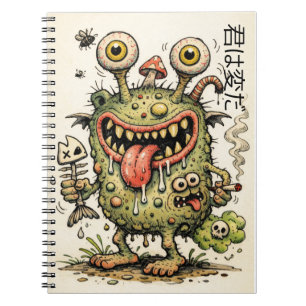 Carnet Chose bizarre Monter dessin animé garçons 君は変だ