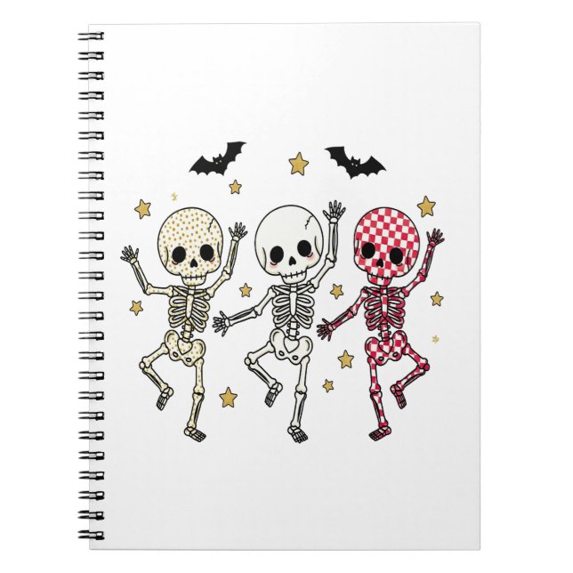 Carnet Chouette poupée d'Halloween mignonne (Devant)