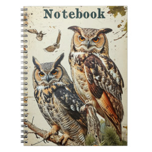 Carnet Chouettes Vintages