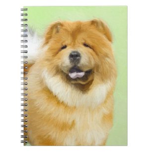 Carnet Chow Chow Painting - Cute Original Dog Art