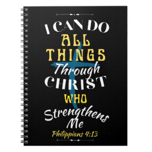 Carnet Christ Strengthens Me