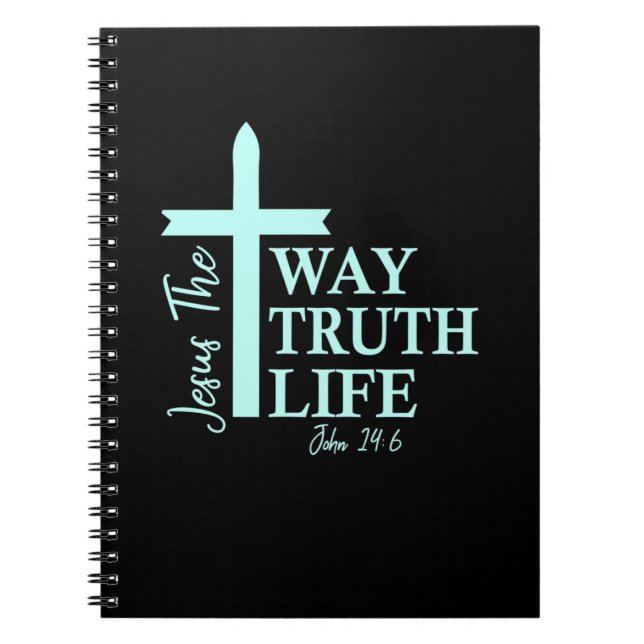 Carnet Christian Bible Verse John (Devant)
