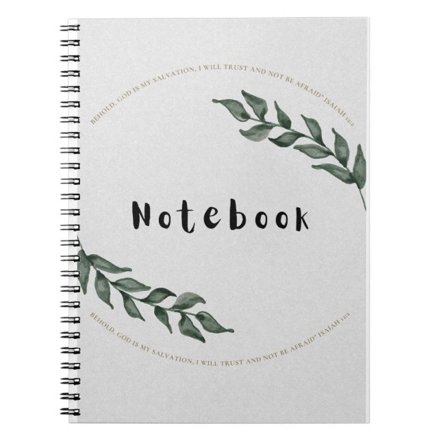 Carnet Christian Notebook for Bible Journaling (Devant)