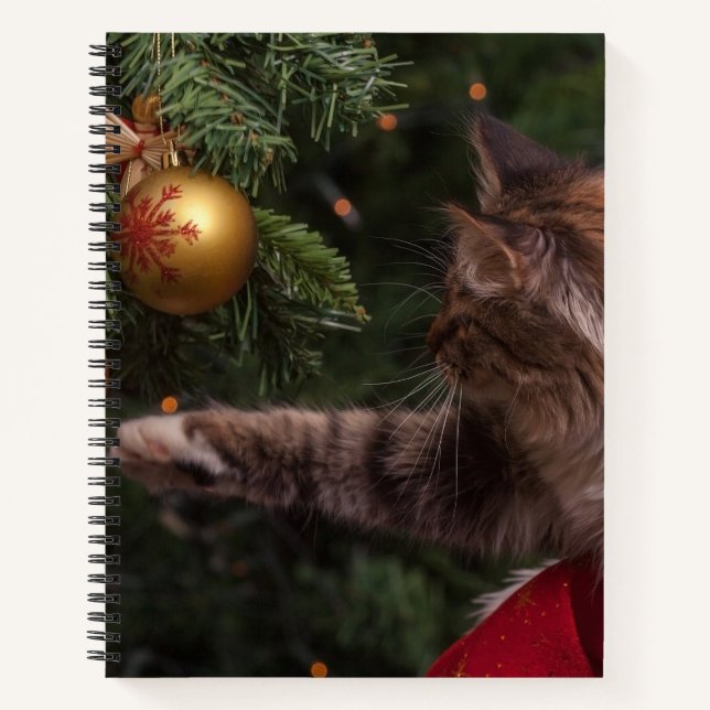 Carnet Christmas Cat (Devant)