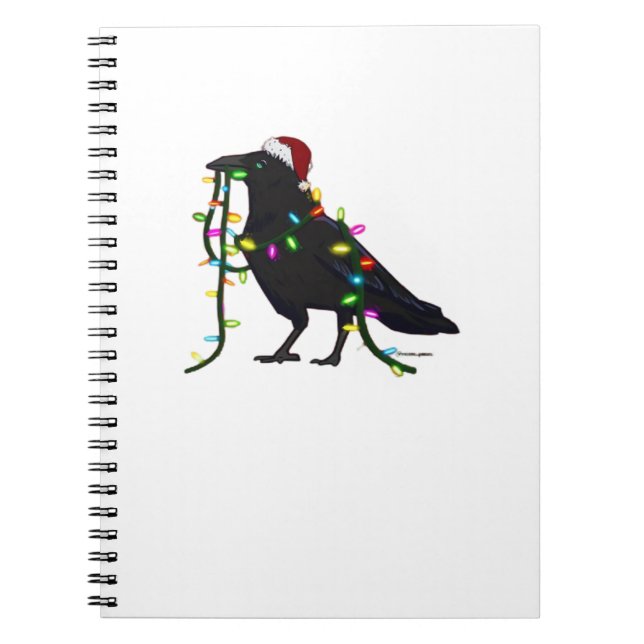 Carnet Christmas Crow Tis The Season (Devant)