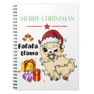 Carnet Christmas Llama Notebook