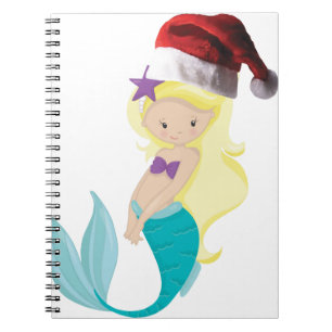 Carnet Christmas Mermaid
