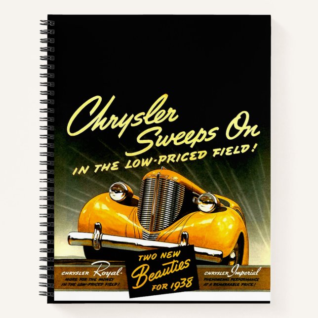 Carnet Chrysler 1938 (Devant)