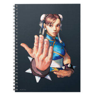 Carnet Chun-Li avec la main