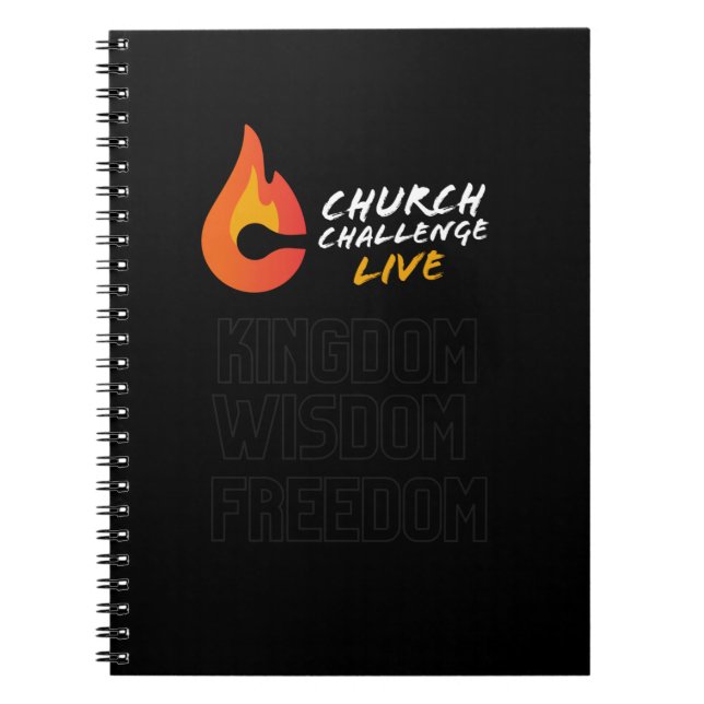 Carnet Church Challenge Live KINGDOM WISDOM LIBERTÉ (Devant)