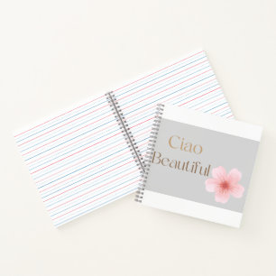 Carnet Ciao Beau, Cadeau Floral Élégant 