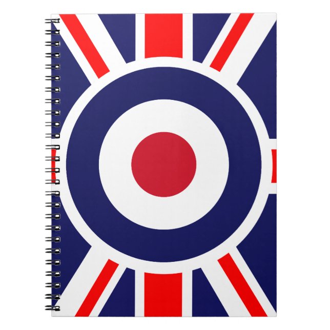 Carnet Cible Union Jack Mods Angleterre (Devant)