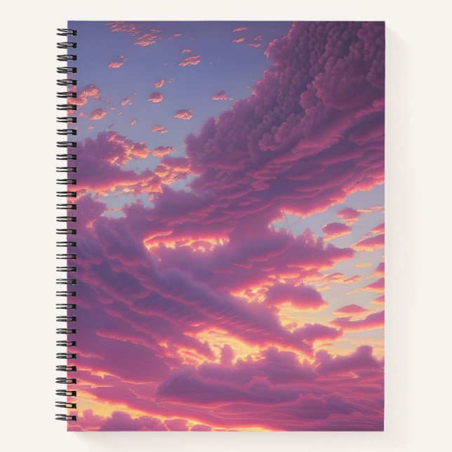 Carnet Ciel baisé au soleil (Devant)
