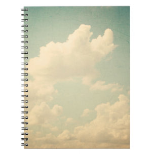 Carnet Ciel bleu avec un peu de blanc bouffant nuageux, v