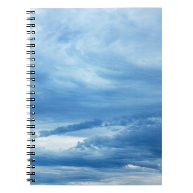 Carnet Ciel bleu ciel blanc ciel Arrière - plan (Devant)