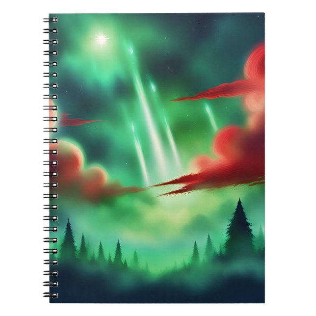 Carnet ciel vert (Devant)