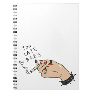 Carnet Cigarette à la main anti-Valentin
