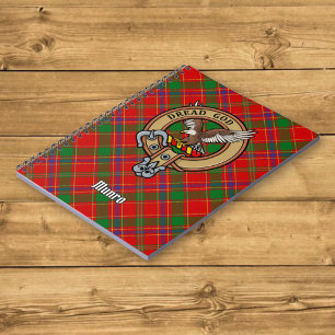 Carnet Cimier du clan Munro sur tartan