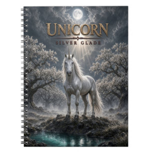 Carnet Cinéma Sombre Licorne Argentée Clairière