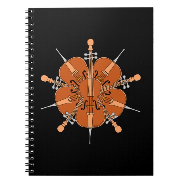 Carnet Cinq violoncelles (Devant)