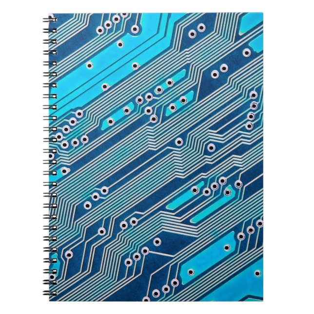 Carnet circuit électronique fermer. circuit, carte, b (Devant)