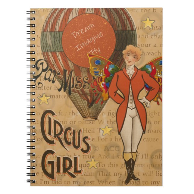 Carnet Circus Girl (Devant)