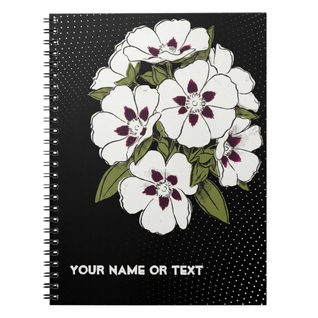 Carnet Ciste Rockrose électrique : Le Cistus Pop-Art  (Devant)