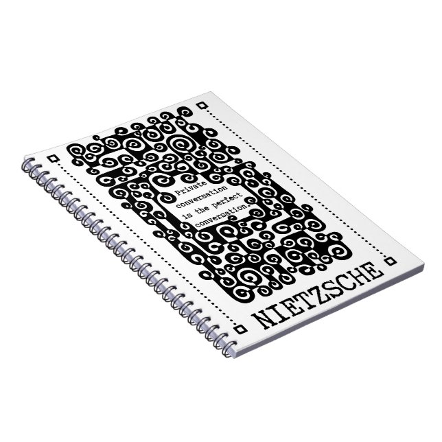 Carnet Citation de CONVERSATION parfaite par Nietzsche (Côté Droit)