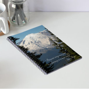 Carnet Citation de John Muir Scénique Mont Rainier