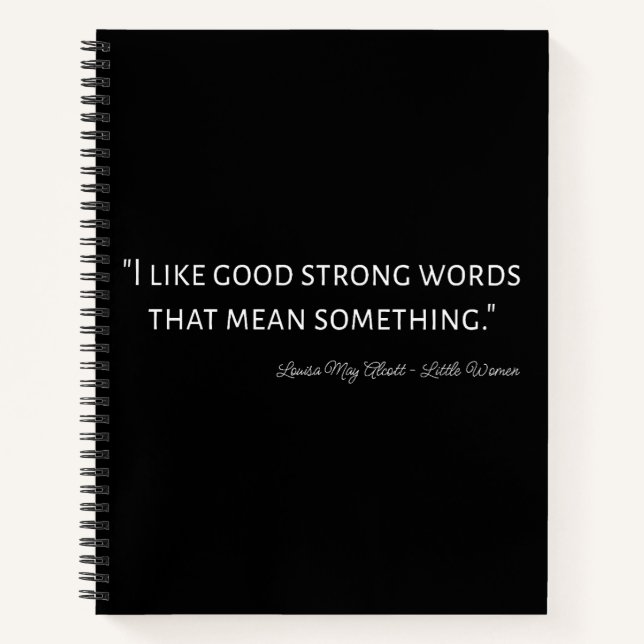 Carnet Citation de Little Women IV - Style classique (Devant)