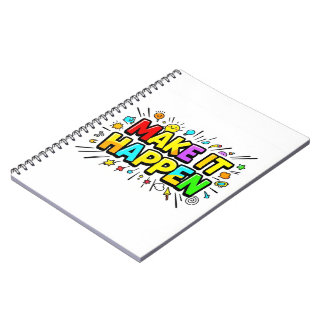 Carnet Citation de motivation colorée et audacieuse