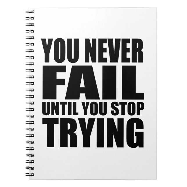 Carnet Citation de motivation pour réussir (Devant)