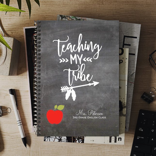 Carnet Citation de pomme rouge et votre enseignant de tab (Créateur téléchargé)
