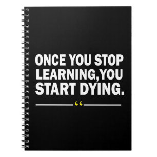 Carnet Citation de professeur d'apprentissage motivant