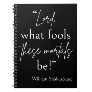 Carnet Citation de Shakespeare - Mal mortels II