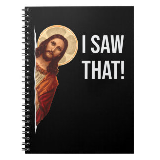 Carnet Citation Drôle Jésus Mème J'Ai Vu Ce Chrétien T-Sh