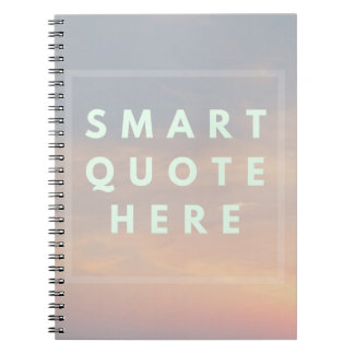 Carnet Citation intelligente amusante ici Mockup