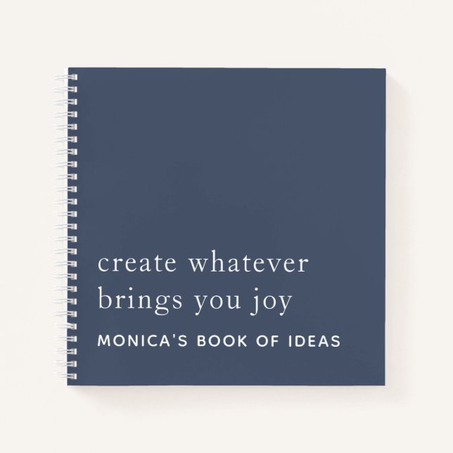 Carnet Citation simple personnalisée 2 Motivationnelle Du (Devant)