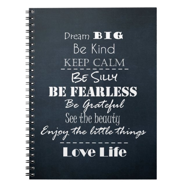 Carnet Citations d'attitude positive (Devant)