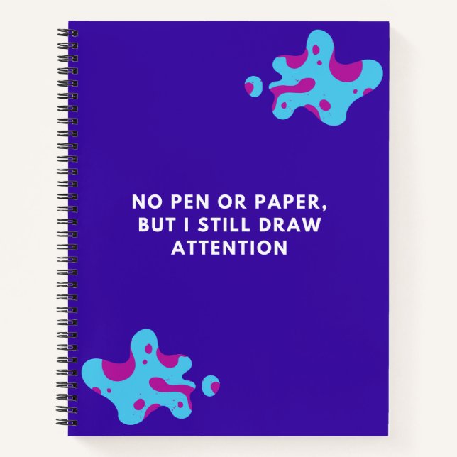 Carnet Citations De Savage Chic Vibrant Pour Ado Blue (Devant)