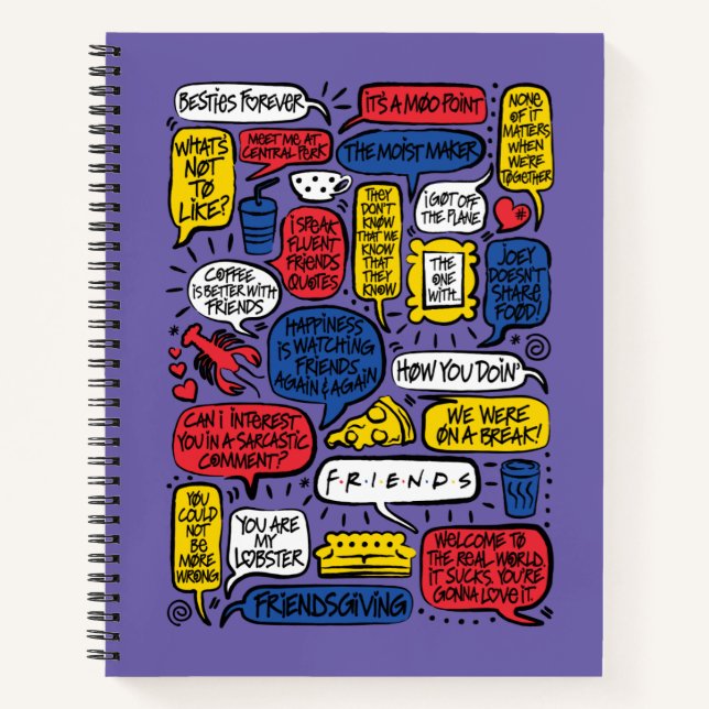 Carnet Citations FRIENDS™ (Devant)