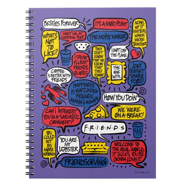 Carnet Citations FRIENDS™ (Devant)