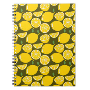 Carnet Citron Jaune Moderne Amusant mignon