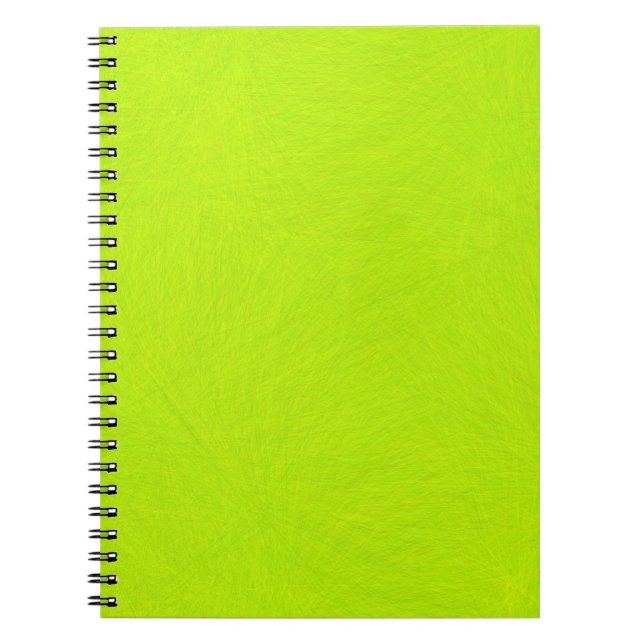 Carnet Citron Vert Abstrait (Devant)
