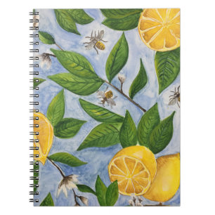 Carnet Citrons et abeilles