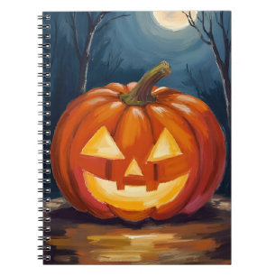 Carnet Citrouille de Jack-O-Lantern d'Halloween