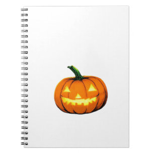 Carnet Citrouille de nuit étoilé Halloween Van Gogh Thank