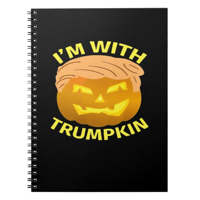 Carnet Citrouille de Trumpkin Halloween (Devant)