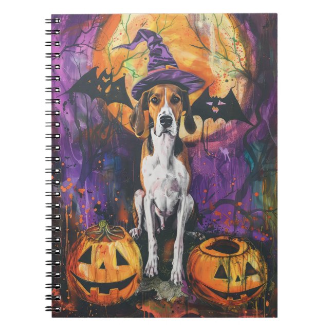Carnet Citrouille d'Halloween américain Foxhound (Devant)